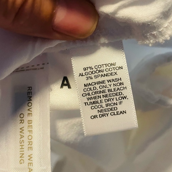 Loft White Scalloped Shorts - Picture 6 of 6